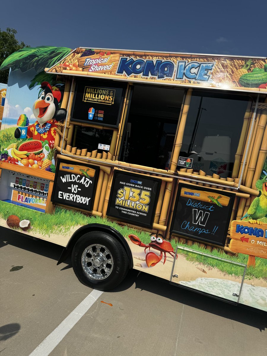 Thank you Kona Ice for the post practice treats!
#Team19