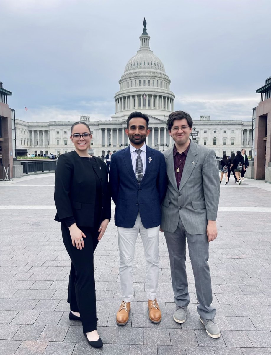 This week I joined the @ASGSRSpace executive team to meet with House and #Senate appropriations leaders to advocate for the funding of @NASA #space biological and physical #sciences. As the @ASGSRstudents President, I emphasized the importance of continuing to support trainees.