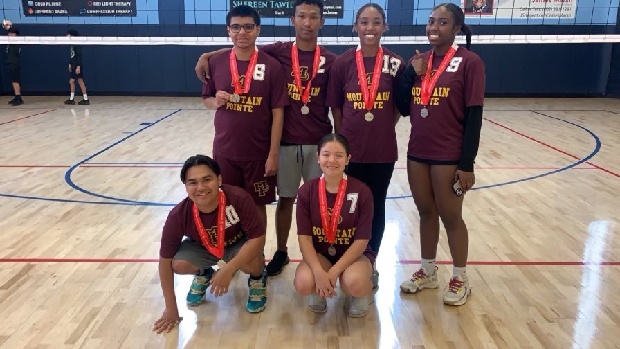 Congratulations to your @mphs_unifiedsports volleyball team. They placed 2nd in Division 1 & 3 at the 2024 Palo Verde Volleyball Tournament #ROLLPR1DE #mphsathletics