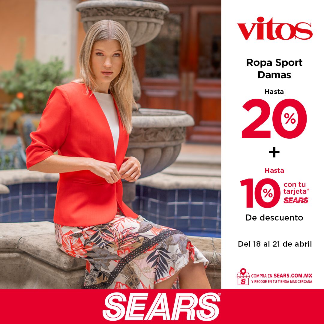 searsmexico's tweet photo. Prepárate para lucir fabulosa y a la moda con lo nuevo de #Vitos. 😍🌺 ¡Visítanos! ✨👉https://t.co/jPRhMVw3PK

Comunícate con un asesor de WhatsApp si te interesa esta promoción: https://t.co/s3BDrrMR2a

*Consulta las bases aquí: https://t.co/UpqqQz17Qn https://t.co/Unjt3R9tMp