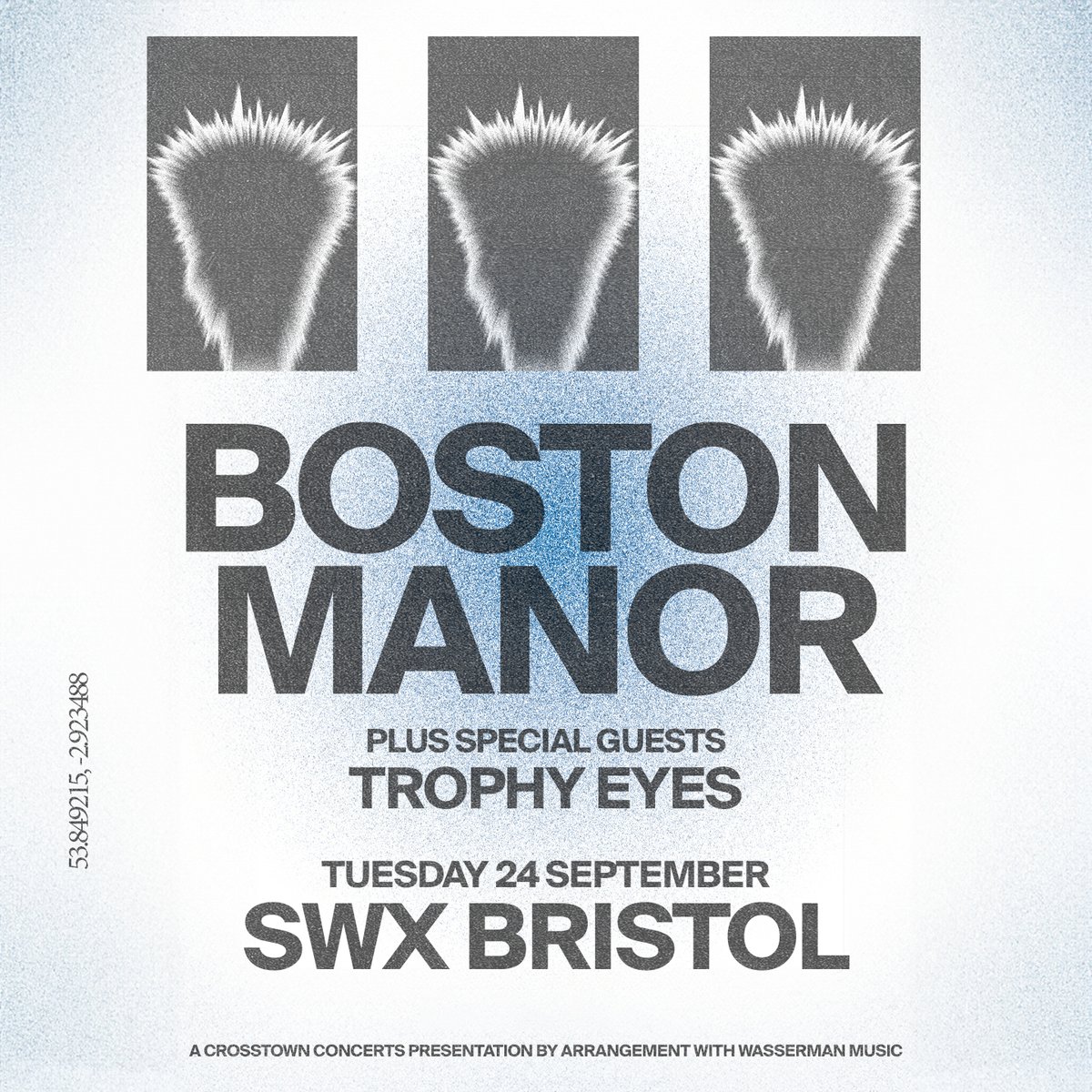 Boston Manor tickets now live 🖤 @BSTNMNR All eyes on September 24th as they are joined by special guests @trophyeyesmusic North West & North East descend on the SWX. Buy now here: tinyurl.com/rtk689m4 via @ticketwebuk #SWX #Live #BostonManor