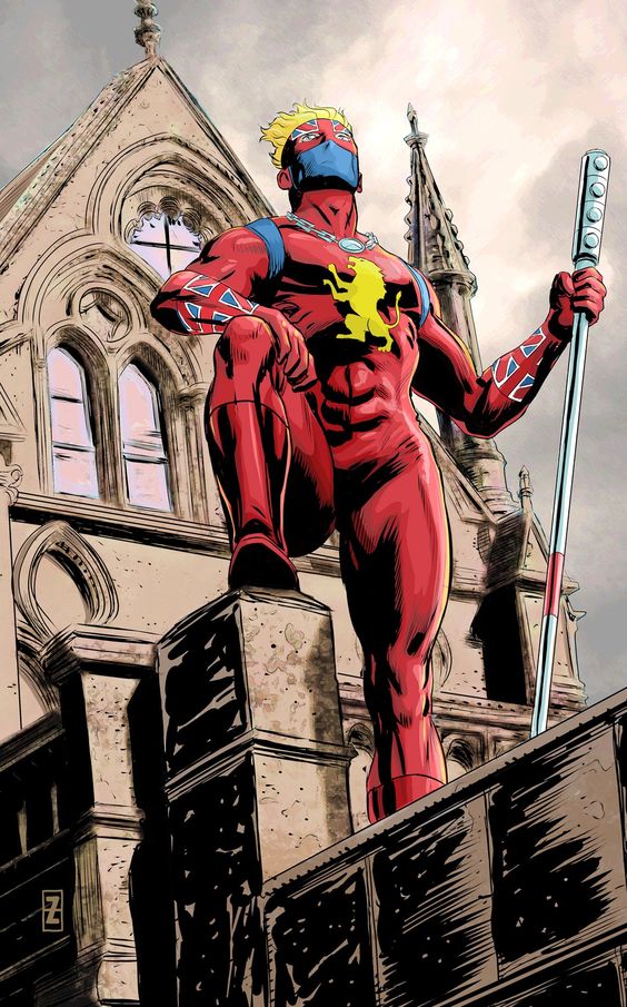 iamluke85's tweet photo. #captainbritain artwork by #PatrickZircher https://t.co/qdCmMAhAxC