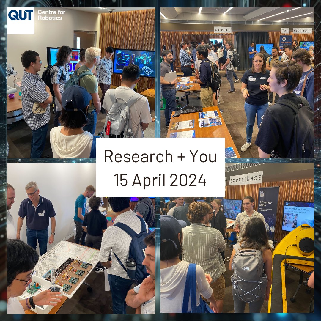 @QUTRobotics & EER School hosted an event to guide undergrad & postgrad students into #research careers. Kudos to the amazing volunteers & special shoutout to @DimityMiller for organising! Interested? Dive in 👉 research.qut.edu.au/qcr/engagement… #researchcareers #robotics #QUT #engineering