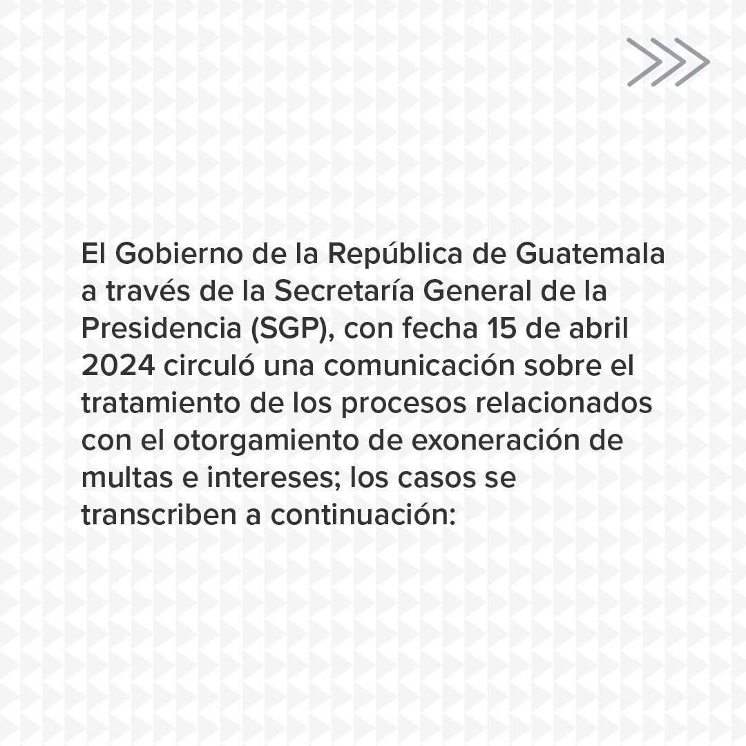 BDOGuate's tweet photo. 📢Compartimos un anuncio importante sobre el tratamiento de los procesos relacionados con el otorgamiento de exoneración de multas e intereses.

#BDO #Impuestos #Legal #SAT #ExoneracióndeMultas https://t.co/bj05prBvQH