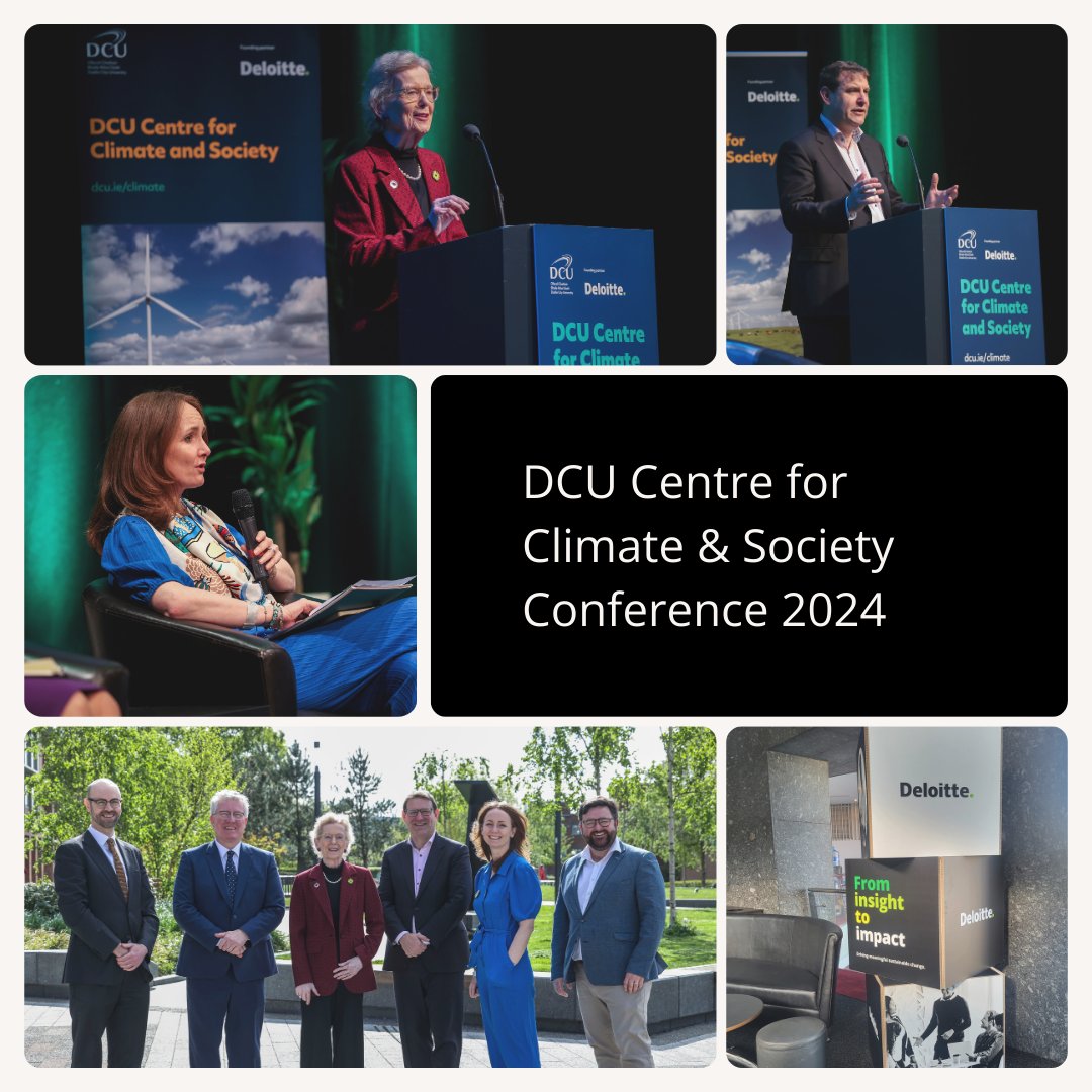 Proud to have partnered with the DCU Centre for Climate and Society for their '#Climate justice across generations' conference. We were honoured to welcome our Former President of Ireland and Chair of The Elders, Mary Robinson, sharing her vision for a #sustainable future.