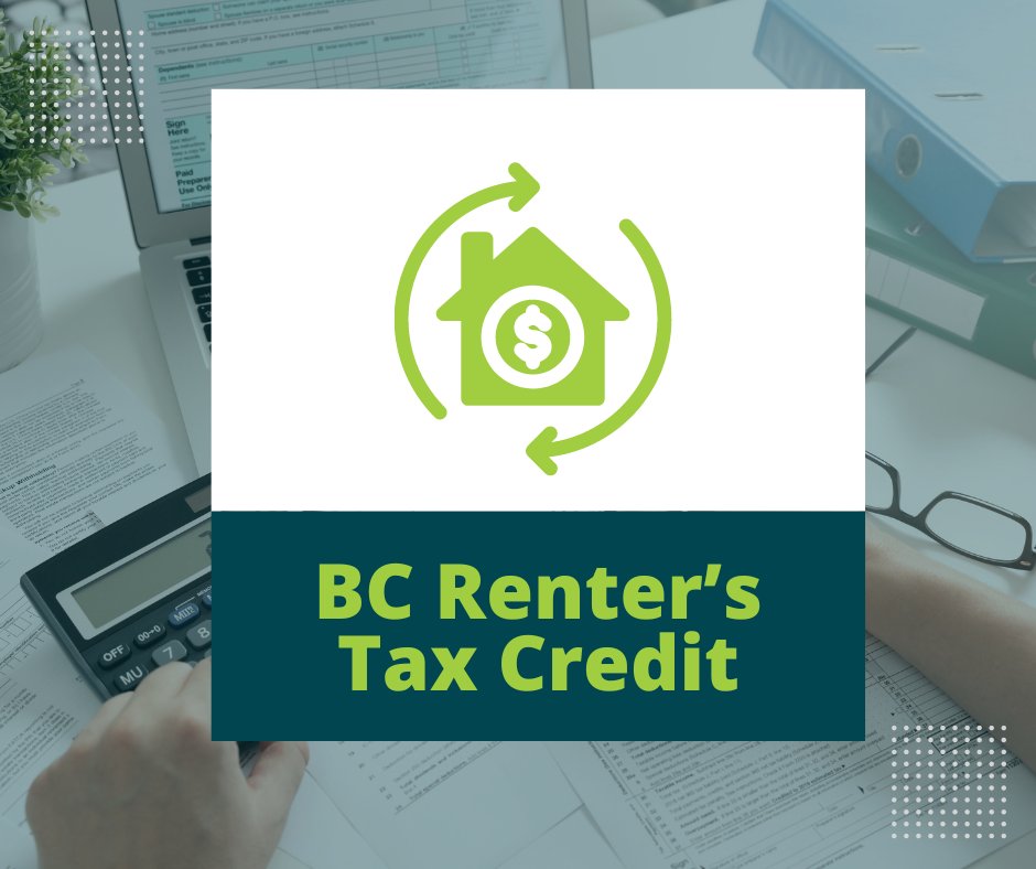 Filing your income taxes? Don't forget to claim the new BC Renter's Tax Credit. If you are a renter with a low-to-moderate income, you could be eligible for up to $400. ⏳The deadline to file is April 30! Find out more: ow.ly/EqNR50RjsVX