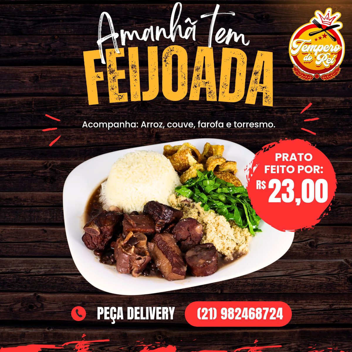 Geanpiloto7's tweet photo. Amanhã é dia da melhor feijoada da região 🤤🤤

@TemperoRei https://t.co/X4nryVWlte