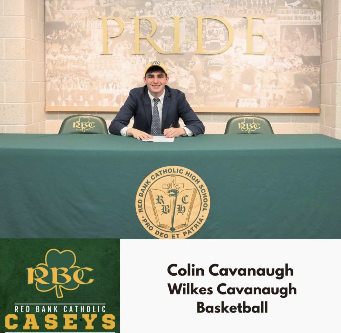 ColinCavanaugh4's tweet image. Thank you to my family, coaches and teammates who came out this morning as I signed to Wilkes University to  continue my basketball career. @IzziMetz @Wilkes_BBall @WilkesU @CaseysSports