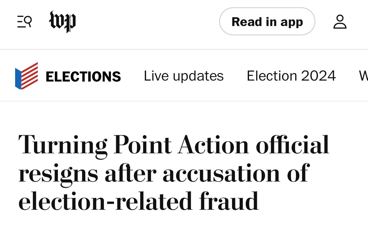 PHOENIX — A top leader of the national conservative group Turning Point Action, which has amplified false claims of election fraud by former president Donald Trump and others, resigned Thursday after being accused of forging voter signatures on official paperwork so that he could