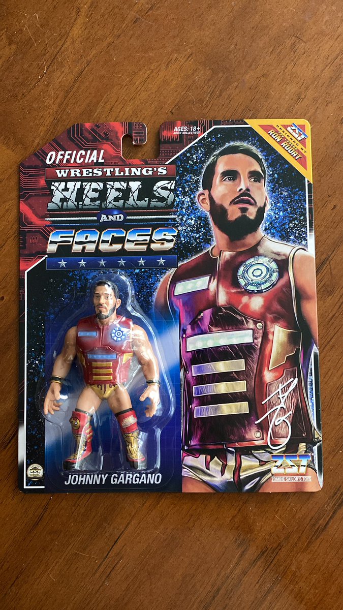 My @TheZombieSailor figure of @JohnnyGargano arrived today, and the picture doesn’t do this figure justice. It’s fantastic and was well worth the wait