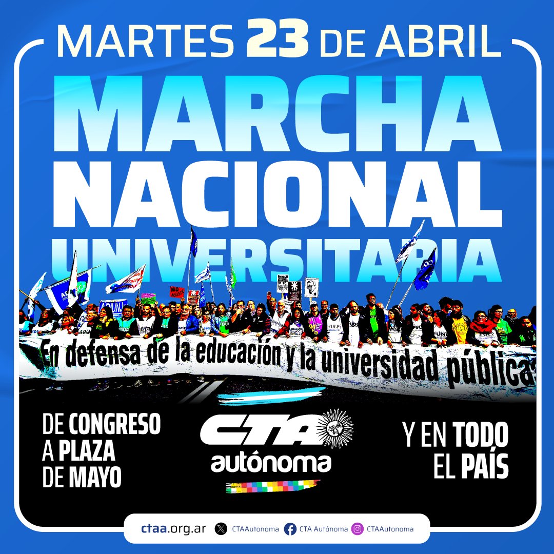 #LaUniversidadSeDefiende por una educación gratuita, laica y de calidad para todes