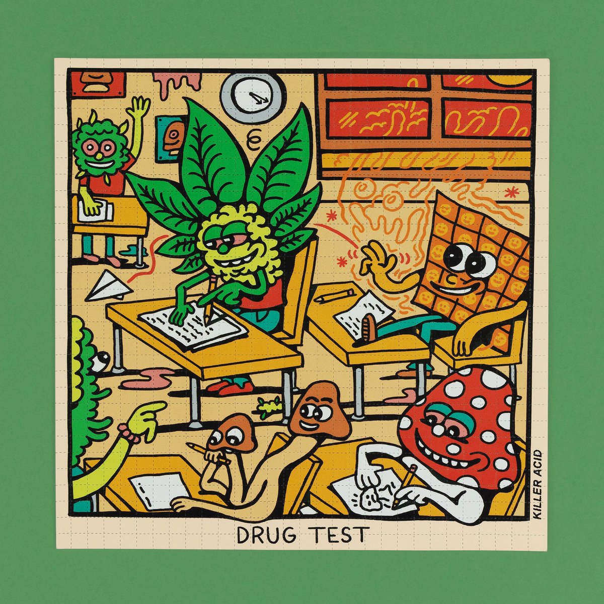 Drug Test by @killeracid 🍄🌱
#psychedelic #trippy #art