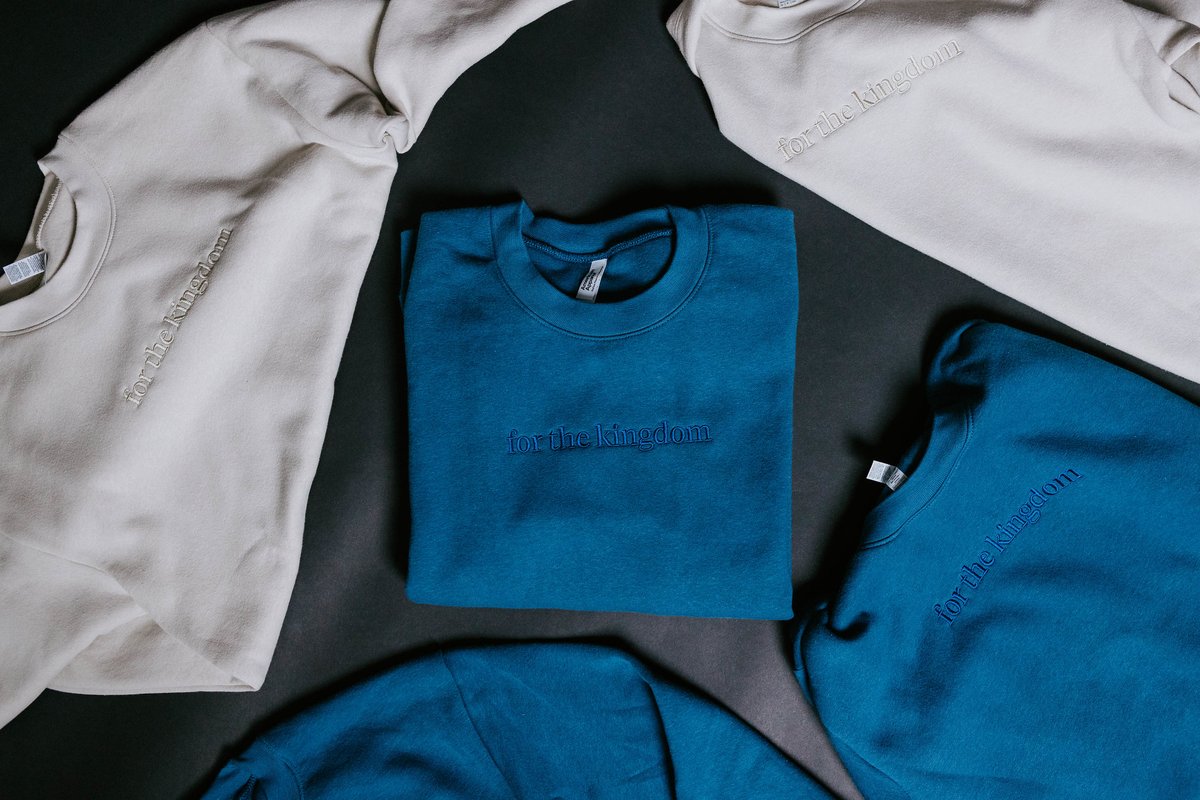 MBTS's tweet photo. You told us how much you loved the For the Kingdom sweatshirts, and we listened! 

Get yours today, now available for purchase at the Sword and Trowel Bookstore. https://t.co/4gsBbh7Ih6