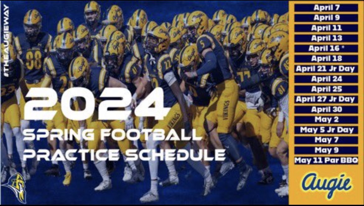 I will be at @AugustanaFBall on the 21st. Thank you for the opportunity @Coachragone 
@EDGYTIM @DeepDishFB @toby_lux @Channel1450com @247Sports @247recruiting @CoachSilkowski @RailersFootball @1PerformanceLab @ClaudioAlek @ZachPoole70 @franksanders69