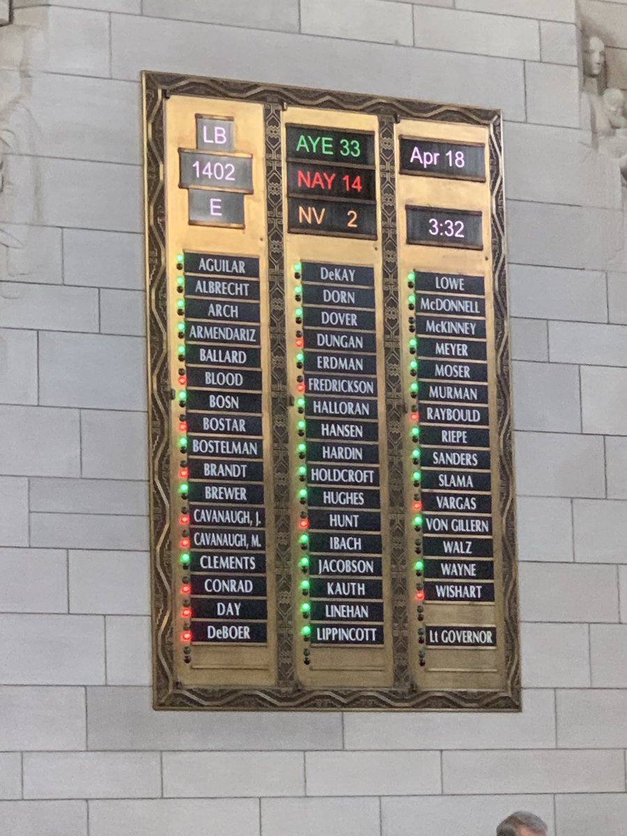 traitortrumpy's tweet photo. #LB1402 #neleg the green lights represent people who couldn’t care less about what citizens because think they know best (not to mention family members who will benefit ) start the lawsuits https://t.co/zEtFatxCOC