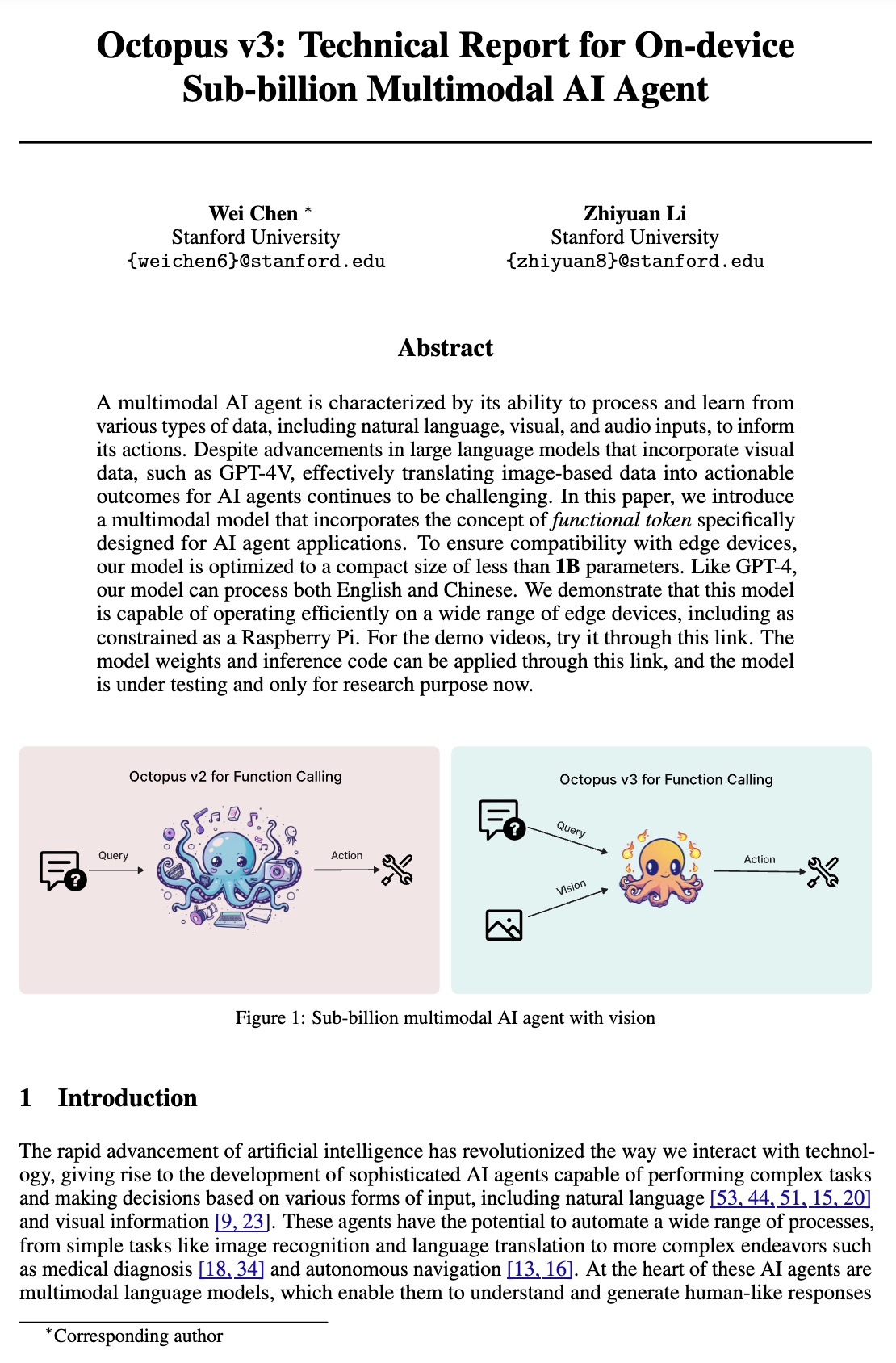 OctopusV3 technical report