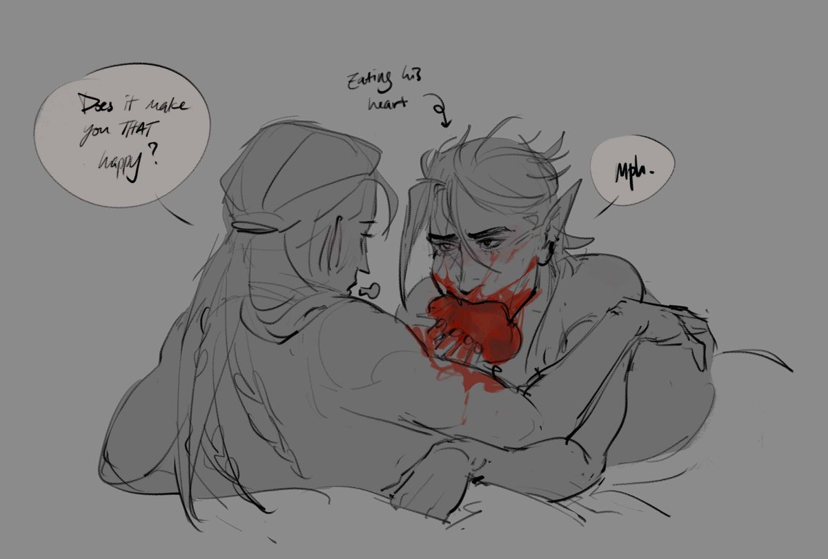 _eyetooth_'s tweet photo. Vampire Sova/Elf Sova
Thank god for those vampire regeneration powers https://t.co/UYoNp90EG1