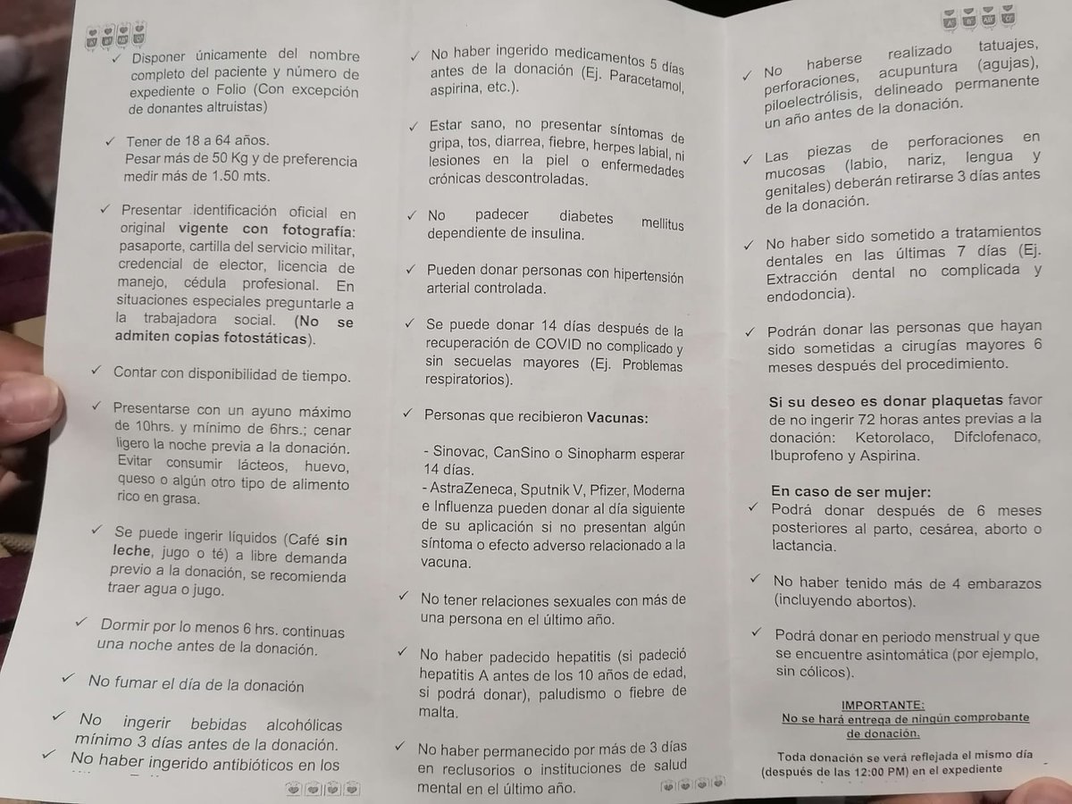 mayzhong_'s tweet photo. Alguien por casualidad sabe de personas voluntarias en la #CDMX para apoyar a una amiga y ser donantes, es en el #INCAAN le han pedido como requisito 2 donantes para abrir su expediente y llevar su control. https://t.co/6GPnZ2bq1a
