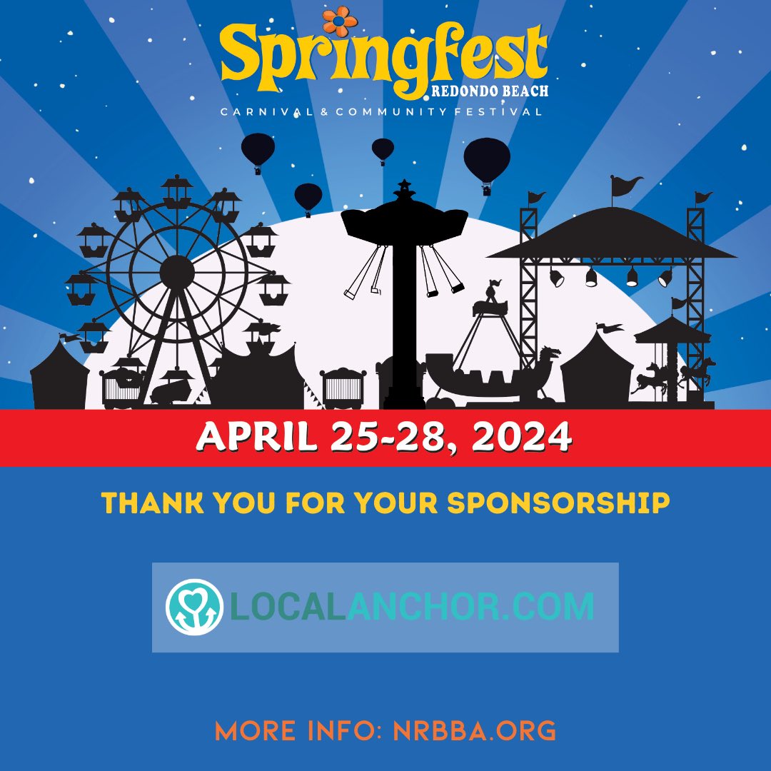 Local Anchor is one one of Super Sponsors and they are having a contest giveaway for 4 All-You-Can-Ride Wristbands for one day at Springfest! One lucky winner will get this amazing prize valued at $160!! 

🎡Visit this link for your chance: bit.ly/WeAreLocalAnch…