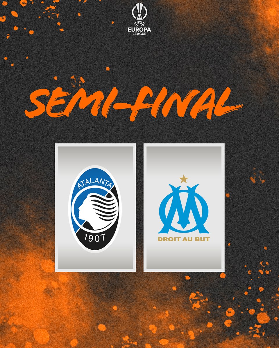 À bientôt, @OM_Officiel 👋🇫🇷 #UEL #GoAtalantaGo ⚫️🔵