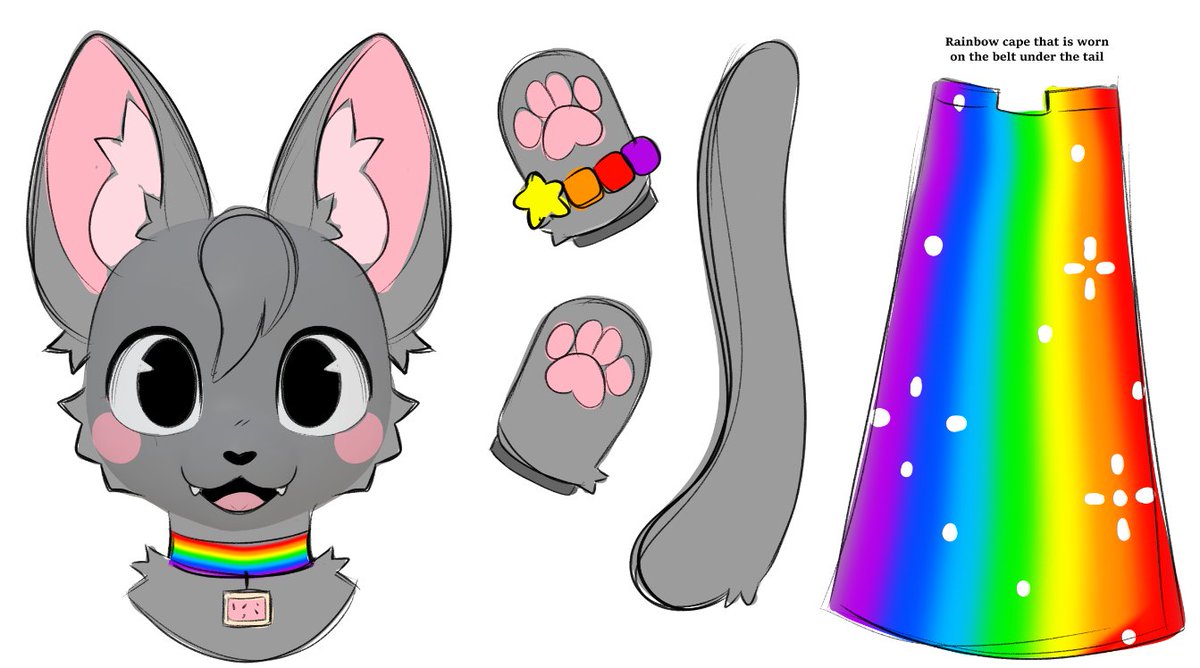 What if I made a nyan cat fursuit 👀❤️