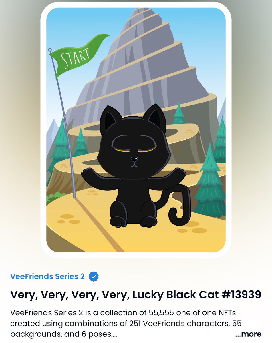 Selling this Black Cat!🚨🚨🚨DM me if interested. I appreciate any and all RT😊😊

@veefriends