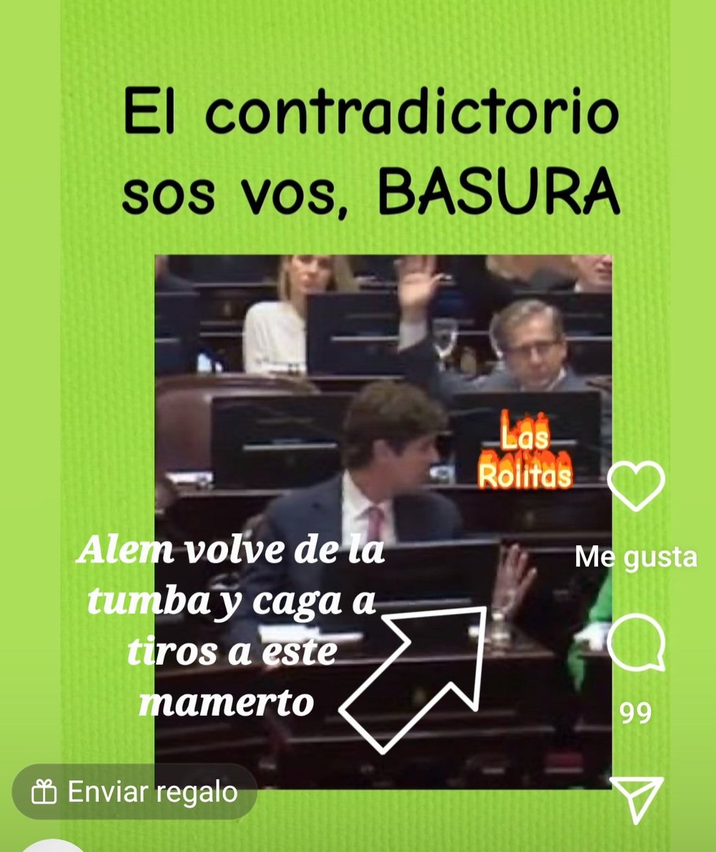 Que bien vendría una revolución del parque. 
Que renuncie ya a <a href="/UCRNacional/">Unión Cívica Radical</a> fuera <a href="/GugaLusto/">Martín Lousteau</a> 
Alem te caga a tiros !!! Vende patria. Me das vergüenza como afiliado a la UCR