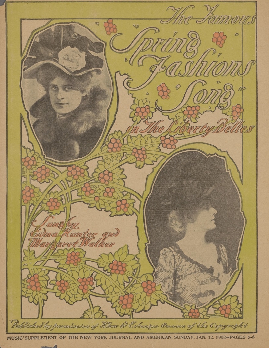 KalbMarple's tweet photo. Sure, we like our new #Spring 'fits, but we don't have to sing about them...do we?
#vintage sheet music from the NYPL Digital Collections.
#springfashions #histfic #mystery #mysterywriter #historicalmystery #historicalromance #vintagestyle https://t.co/83BMmOe3BH