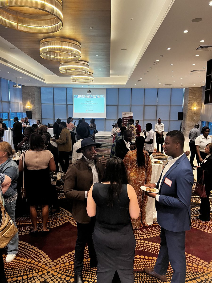 IADPO's tweet photo. On April 18th, #GlobalSkin hosted its first ever Skin Matters Reception in #Africa. Thank you to everyone who attended the event in Nairobi! We now look forward to a productive two days with the African Member Regional Meeting taking place April 19-20.

#Dermatology https://t.co/8eHZlBrJ0l