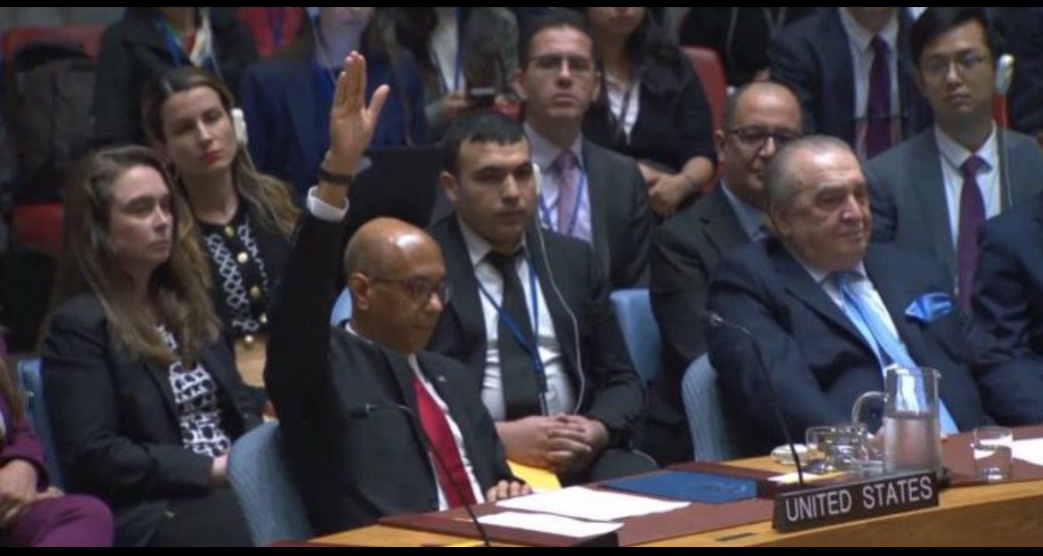 Una votación histórica en el Consejo de Seguridad de la ONU. Solo el veto de EE. UU. niega la aprobación de Palestina como estado miembro con plenos derechos en la ONU. Nunca antes se había votado este tema por oposición de los EE. UU. Queda claro que este país es el principal…