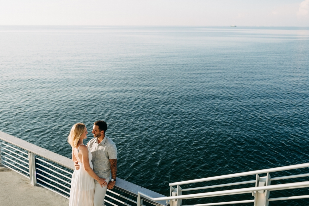 When you have that special someone and an awe-inspiring view ahead, life feels like a dream come true. ✨ #StPetePier 📸: ambermcwhorterphotography