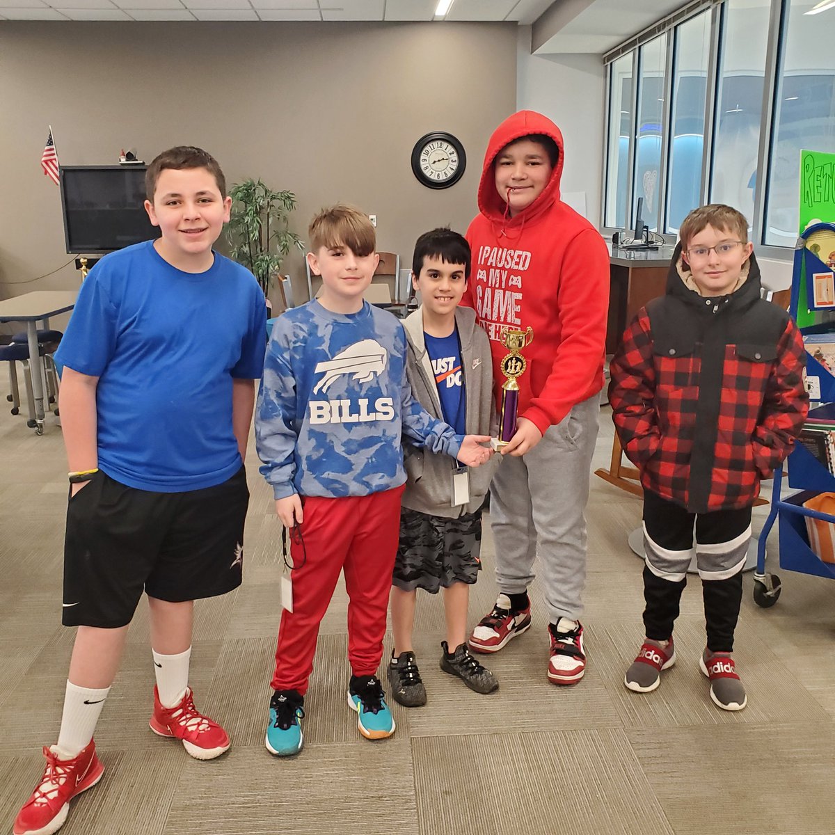 #esmPGproud of our #chess team who placed 3rd in the local tournament! Join is Thursdays in the library!