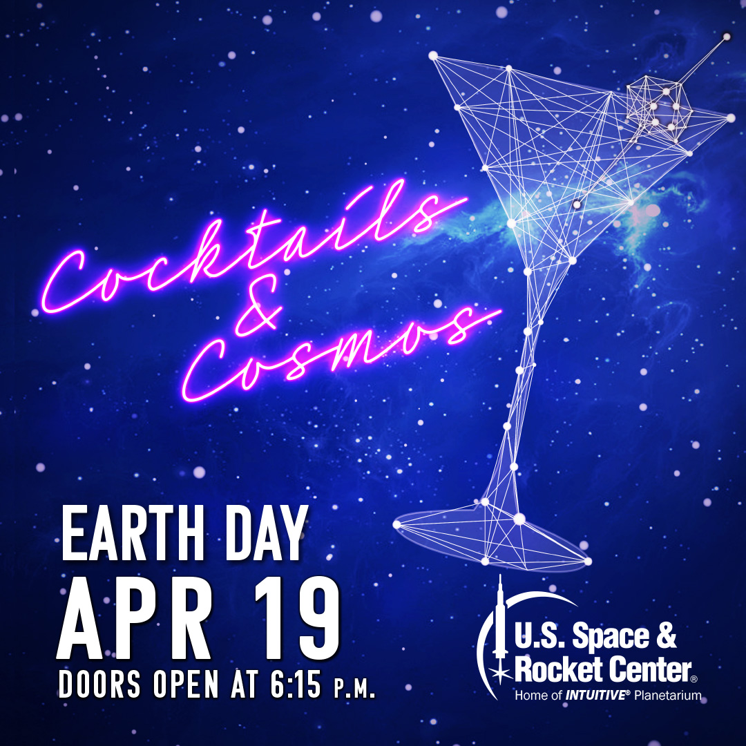 We spend a lot of time looking to the skies at Cocktails & Cosmos, but with Earth Day coming up lets dedicate this week's show to our own planet! Come learn how space travel has helped us study our home. Door open at 6:15 p.m.!