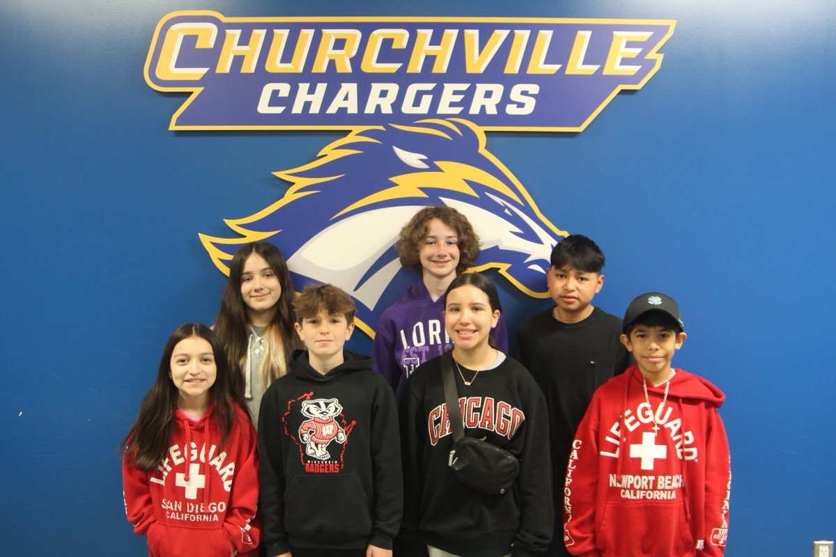 Congratulations to our March Students of the Month! Each subject per grade level chose a student for the month of March who is hardworking and responsible. Way to go Chargers! 🐴 #WeAreChurchvilleD205 #WeAreD205