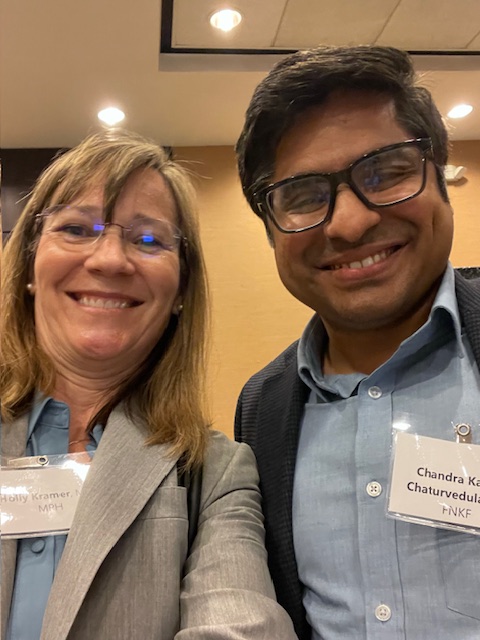 So great to see @chaturvedula64 at @NKFIllinois #ICRN meeting. Former @LoyolaNeph fellow-teaching himself string theory and geometrical calculus.