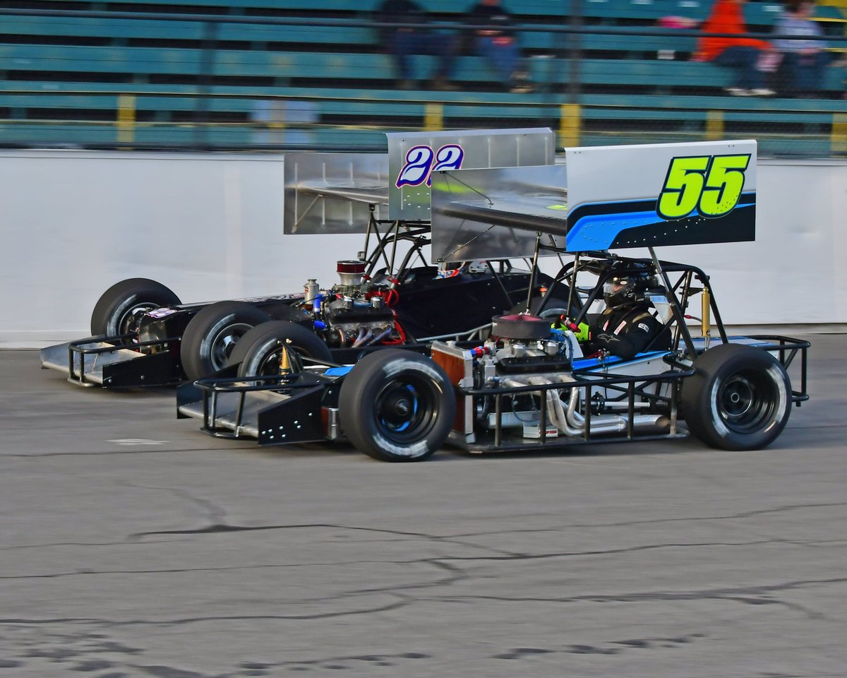 350 Super #TBT - Mike Netishen (55) and Mike Bruce (22) - May 2021. #SteelPalace | #350Supers 📸 Rick Nelson