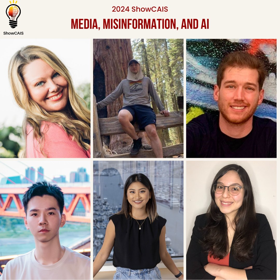 Don't miss the poster presentations at ShowCAIS! Learn more about media, misinformation, and AI. See you on April 19th! More info: sites.google.com/usc.edu/showca… @USCViterbi @uscsocialwork