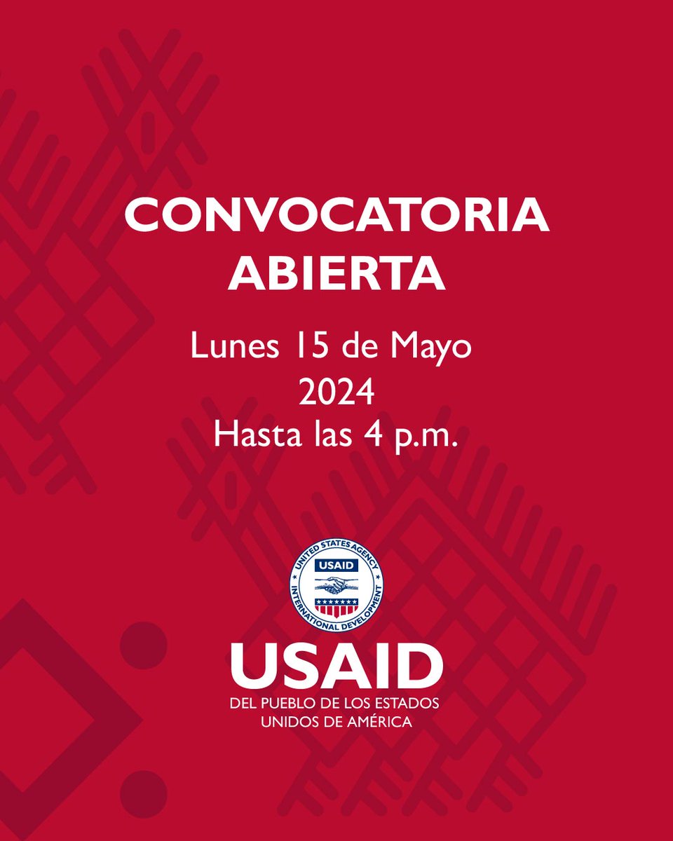 En @USAIDGuate trabajamos para crear oportunidades de crecimiento profesional y liderazgo para jóvenes y mujeres Mayas, Garífunas y Xincas por medio del #ProgramadeProfesionalesIndigenas. Para más información ingresa en el siguiente enlace: ow.ly/zj5h50Rjf24