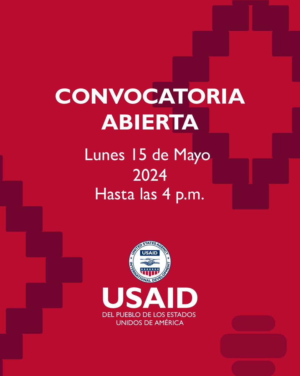 En @USAIDGuate trabajamos para crear oportunidades de crecimiento profesional y liderazgo para jóvenes y mujeres Mayas, Garífunas y Xincas por medio del #ProgramadeProfesionalesIndigenas. Para más información ingresa en el siguiente enlace: shorturl.at/HQ035