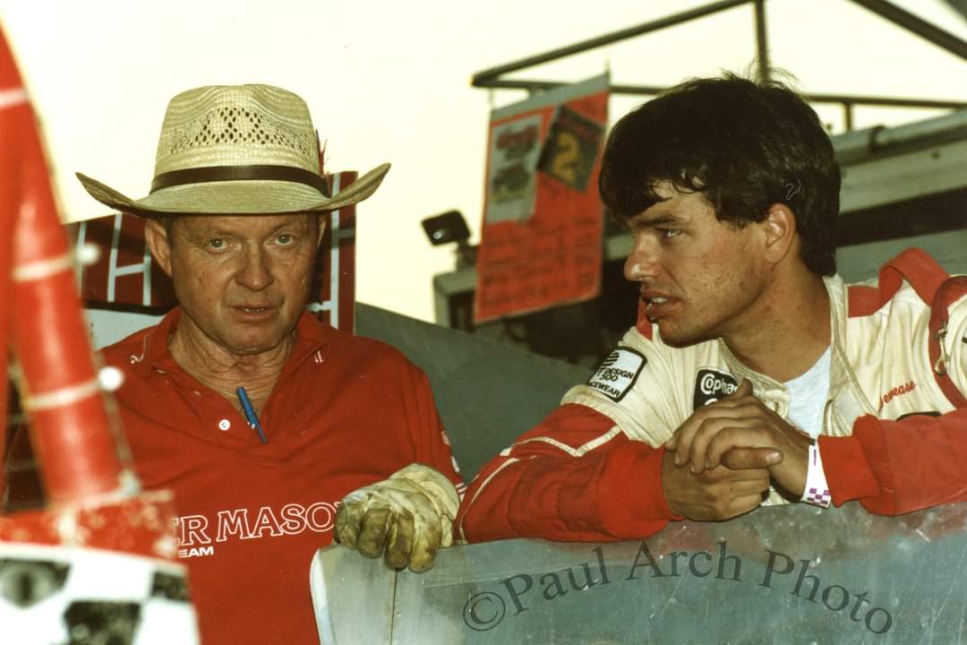 May 22, 1994 - West Virginia Motor Speedway World of Outlaws - Hall of Famers Walter Dyer and Lance Dewease.  Steve Kinser took the win this day.

📷 <a href="/PArch1010/">PArch10</a>