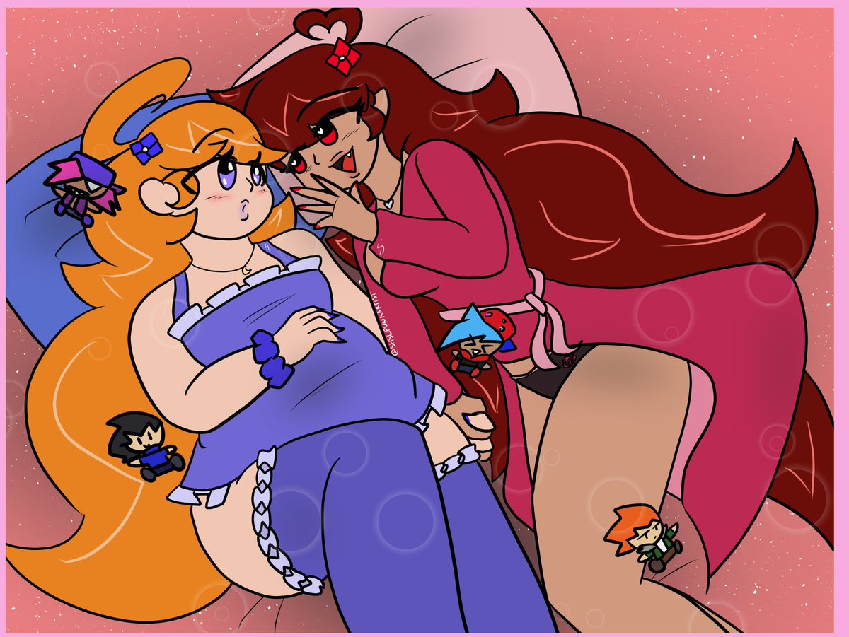 SHSLPUNKARTIST's tweet photo. @Studio_12_Twerp I can draw that exact pose again, but there's been a few changes I did. Here's some art I did (I really like drawing Bside GF, or how I name her Olivia. Bside BF is Barry!) https://t.co/QRgR4xGRKY