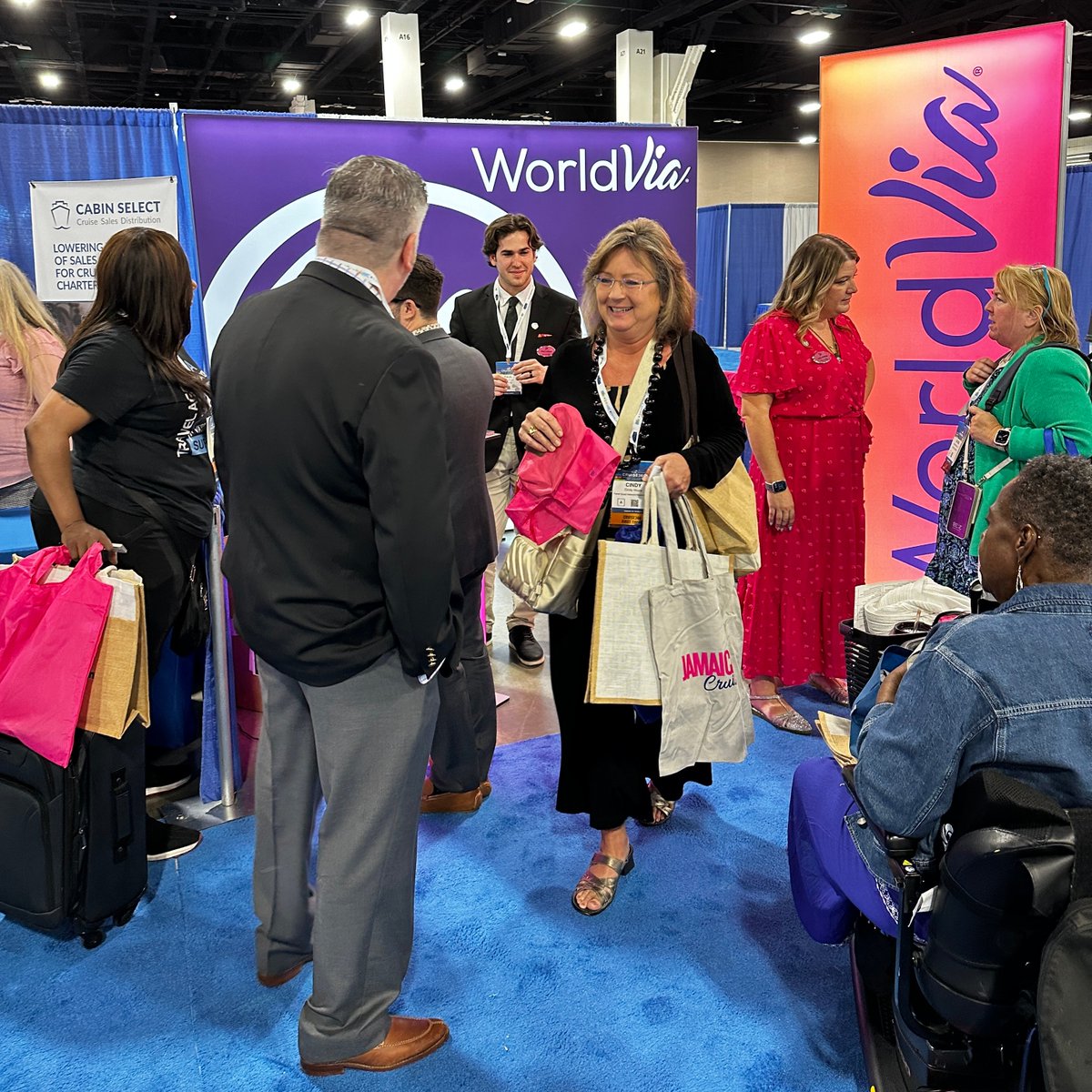 Thanks to everyone who stopped by our booth at Cruise360 today. #weAREcruise #LoveTraveLiveTravel