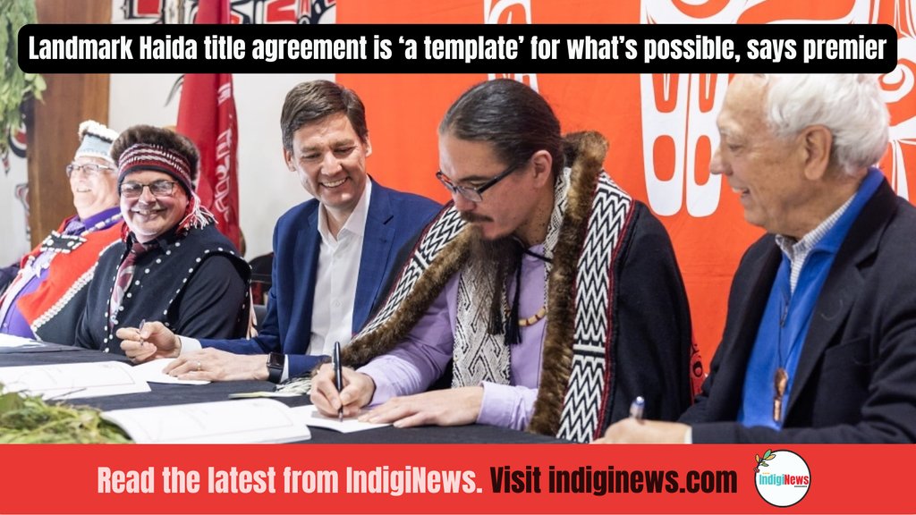 After the Council of Haida Nation and ‘B.C.’ signed the document this week, IndigiNews interviewed David Eby about a ‘historic’ shift from fighting nations in court to signing over title indiginews.com/features/landm… Story by Julie Chadwick (@JulieHChadwick)