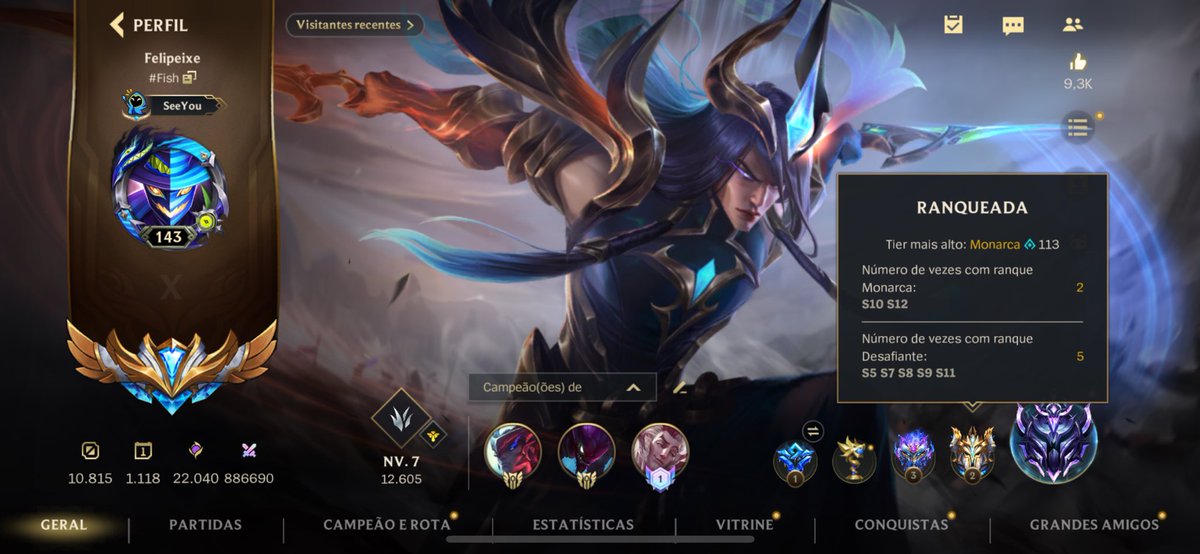 feIipeixe's tweet photo. To vendendo minha conta ( já fui monarca 2x, challanger 5x e lenda 3x , tenho 113 skin que tá aí no vídeo) vou vender bem baratinho até pela quantidade de coisas q tem nela e é isso 
Qm puder dar rt aí pra ajudar https://t.co/BRdFl545wn