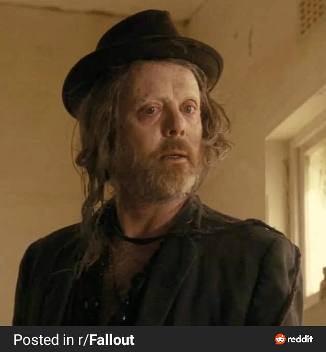 dearbongo's tweet photo. Big Irish singer/songwriter vibes off jon daly in fallout https://t.co/p2an7Pzoof