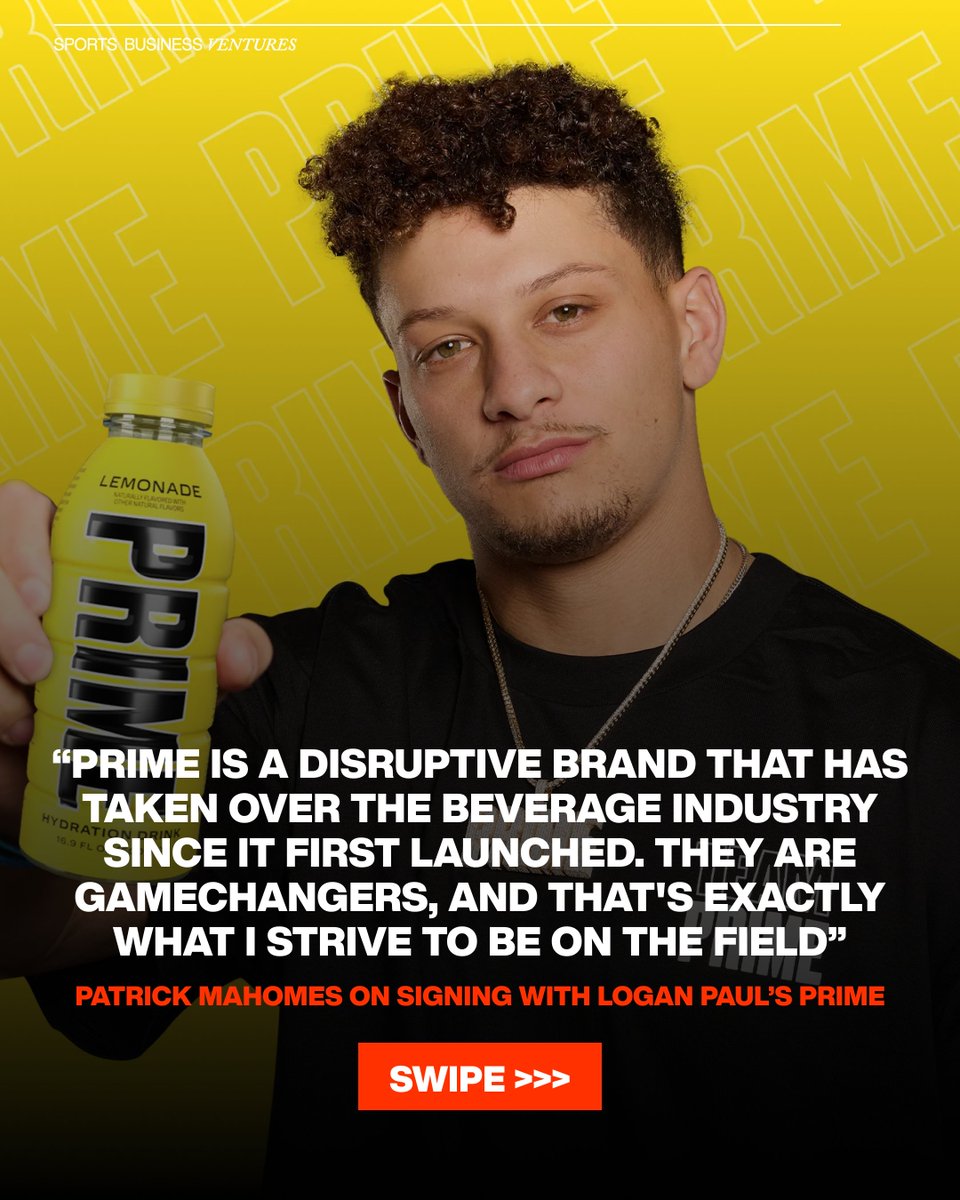 🏈Patrick Mahomes is only 28 years old and was just named by TIME as one of the world's most influential people of 2024. The 3x Super Bowl Champion and 3x Super Bowl MVP has a very diverse and thriving business portfolio that includes: Ownership with the Kansas City Royals…