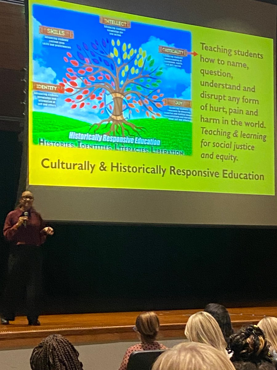Thrilled to hear @GholdyM talk about how to transform education! She’s just as engaging a speaker as she is a writer. Her books should be required reading for all educators.
