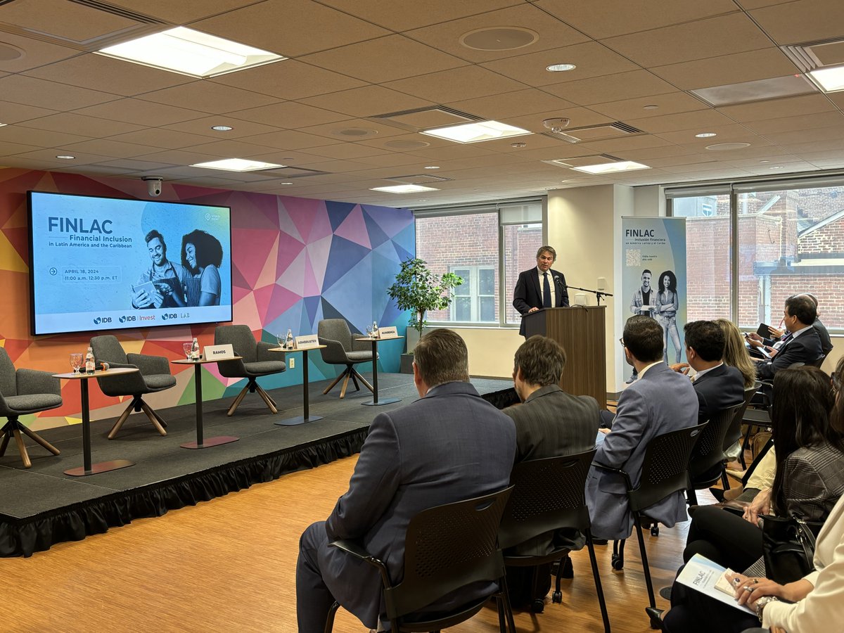 During today's launch of FINLAC, our CEO James P. Scriven shared some insightful opening remarks: “About 1 in 3 adults do not have access to formal financial services in Latin America and the Caribbean. This makes everything in daily life more difficult, from getting credit to