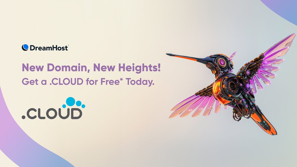What are you waiting for? Get your #free .CLOUD domain* today!

You have until April 30th to claim your next #domain! bit.ly/3IK9Hys