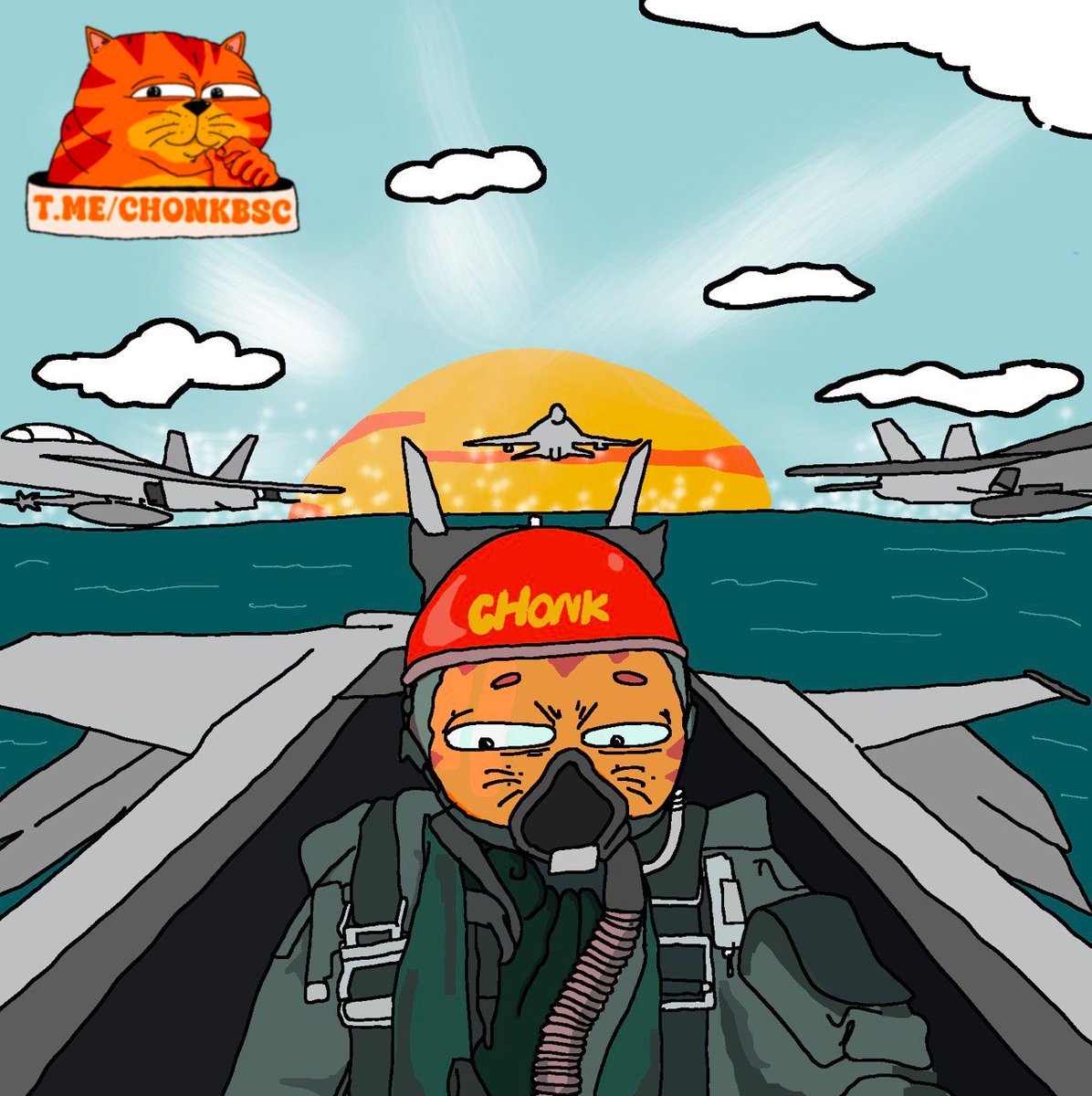 ChonkBinanceCat's tweet photo. Ready to send this with the $CHONK bull market. https://t.co/VY0hIkZza1